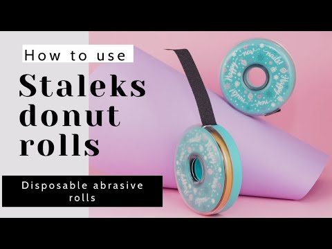 Do you know how to use the Staleks disposable abrasive rolls ?