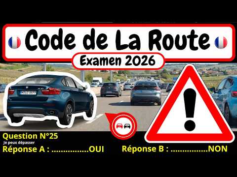 ✅ TEST GRATUIT DU CODE DE LA ROUTE 2026 🚗 #184