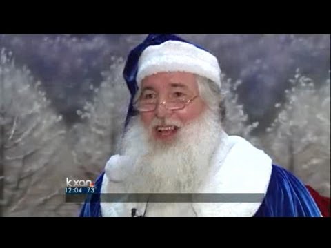 Blue Santa breakfast