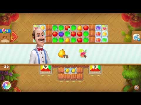 Gardenscapes 844 Level - 25 moves - NO BooSTERS