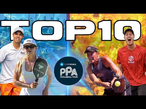 TOP 10 PICKLEBALL POINTS/PICKLEBALL HIGHLIGHTS/PPA tour