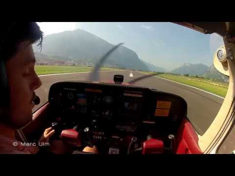 Aeroporto G.Caproni di Trento Approach + Landing Cessna 172 Skyhawk