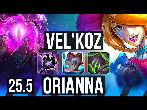 VEL'KOZ vs ORIANNA (MID) | NA Master | 25.5