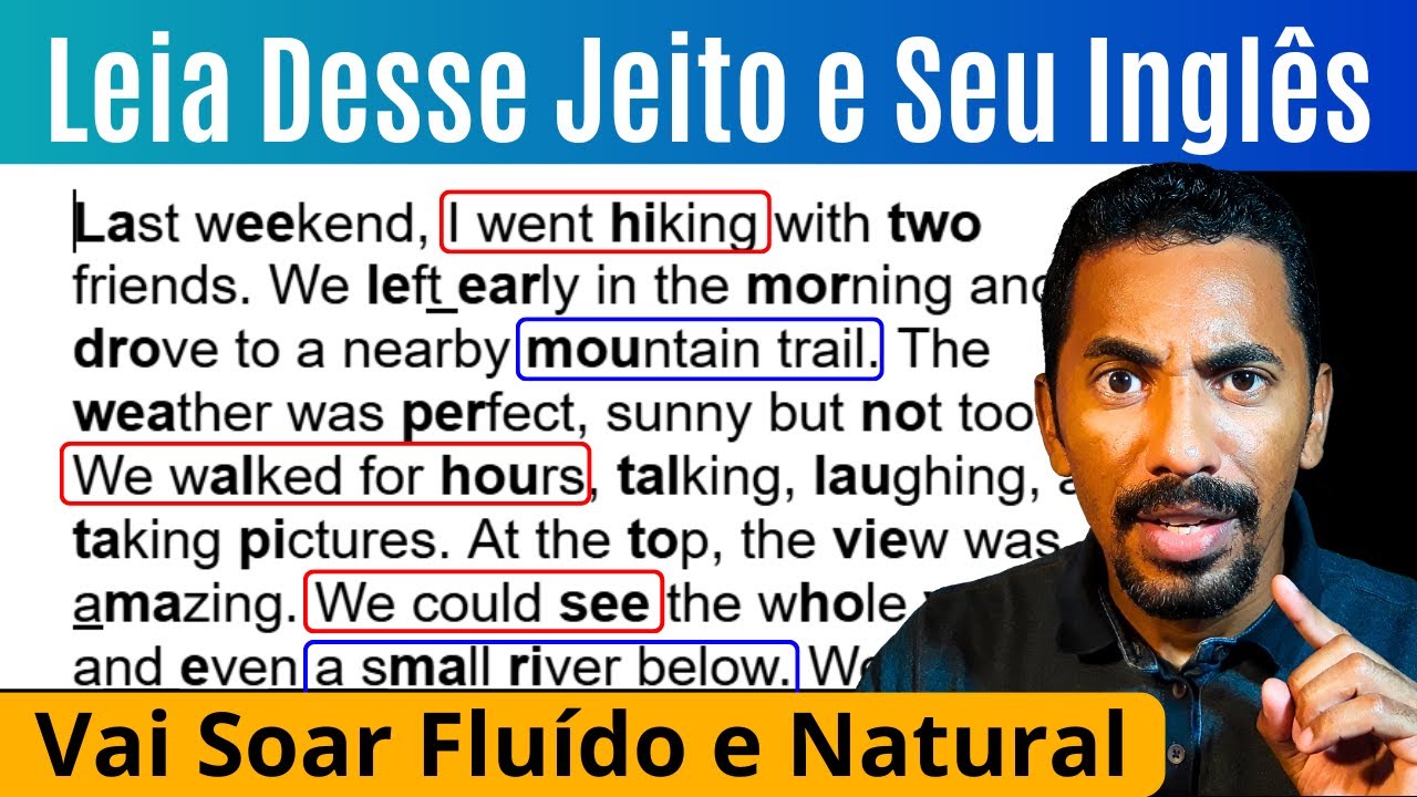 This is the way to read in English that will make your speech more fluid and natural