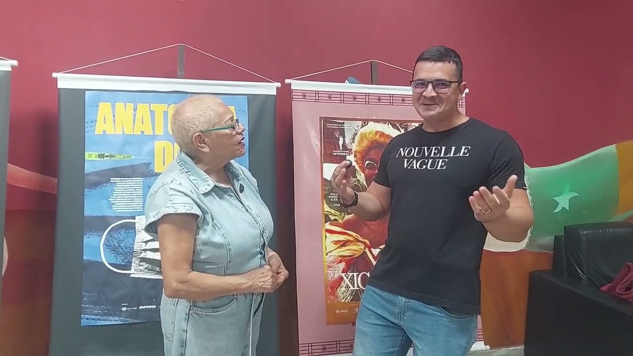 Fátima Silva entrevista Yury Soares no Cine São José