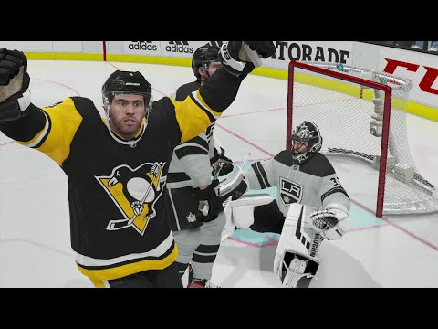 NHL 21 Gameplay - Los Angeles Kings vs Pittsburgh Penguins Full Game CPU vs CPU - PS4
