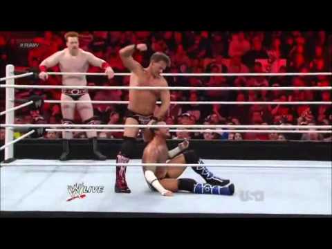 WWE Raw 3/5/12 - Chris Jericho & Daniel Bryan vs. CM Punk & Sheamus HQ