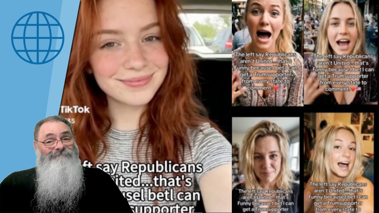 A INVASÃO das INFLUENCERS FALSAS de IA PRÓ-TRUMP