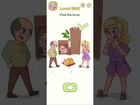 Dop 2 (Delete One Part) Level - 4209 Find the lover #shorts #shortsfeed #viralshorts