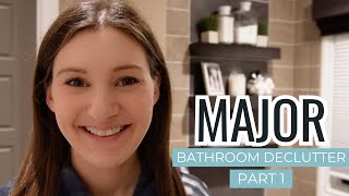 BATHROOM ORGANIZATION & DECLUTTER // Part 1: First Aid, Medicine, Bath Products, and more!