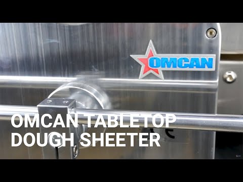 Video thumbnail for Stainless Steel Floor Model Dough Sheeter with 88" Conveyor Length – 0.75 HP (550 W), 220 V, 1 Phase
