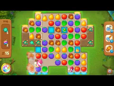 Gardenscapes Area 9 Day 1 Level 1910 - No Boosters Or Hacks