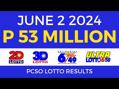 Lotto Result Today 9pm June 2 2024 PCSO Complete
