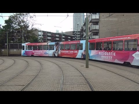 HTM MAT-rit tramlijn 11 Remise Scheveningen - Scheveningen Haven | GTL8 3144