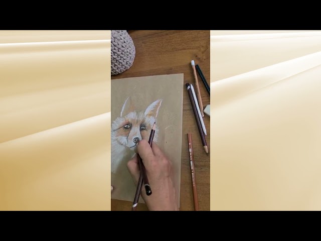 Мастер-класс - рисуем лису.