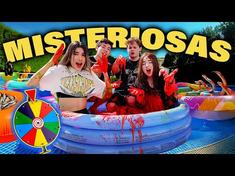 La RULETA DECIDE la ALBERCA MISTERIOSA | Ana Emilia