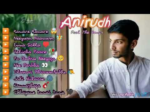 Aniruth Feel The Songs 🎧/ Feeling Songs Tamil Playlist🎶 /Aniruth Music And Singer# AD Sun Editz 🥀♥️🥺