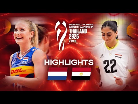 Netherlands 🇳🇱 vs. Egypt 🇪🇬 - Highlights | Women's World Championships 2025