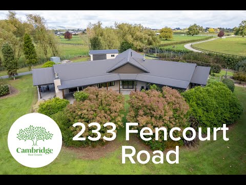 233 Fencourt Road, Cambridge, Waikato, 4房, 2浴, Lifestyle Property