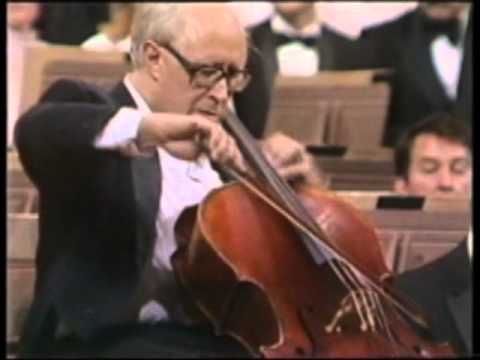 HAYDN & ROSTROPOVICH Cello Concerto in C Major (3rd movement) 1981