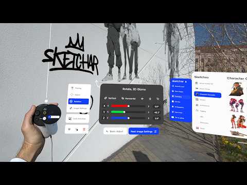 Murals with VR – New Sketchar on Quest  소개 영상