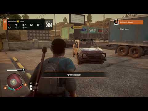 State of Decay 2 - Swine & Bovine: Locate Food Rucksack & Return To Base (Put In Car Trunk) (2018)