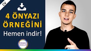 Önyazı Örnekleri | Etkileyici Bir Ön Yazı Nasıl Yazılır?