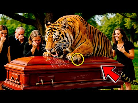 Todos Lloraban en El Funeral... Hasta Que Apareció Un Tigre Y Ocurrió Algo Inexplicable