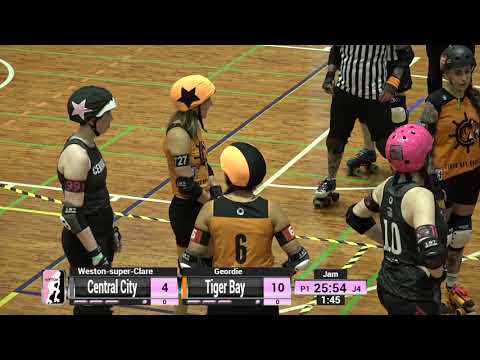 Tiger Bay vs Central City - 2019 WFTDA Continental Cup - Europe Game 6