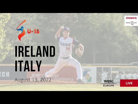 4 U-18 Baseball European Championship - Ireland VS Italy