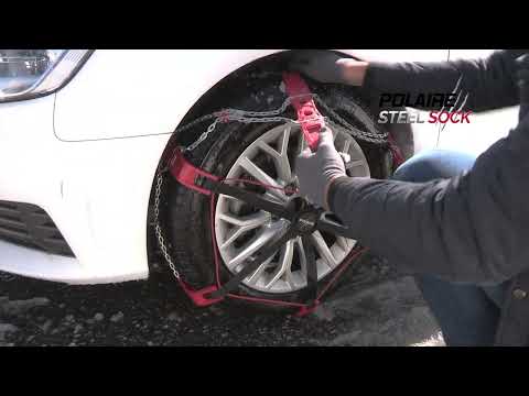 Démontage des Chaînes neige Steel Sock de Polaire - Feu Vert