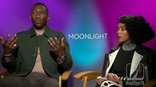 Mahershala Ali and Janelle Monae Interview for MOONLIGHT video