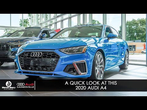 Quick Look Of This 2020 Audi A4