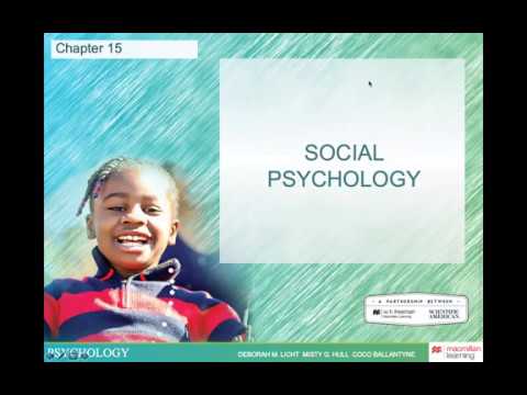 PSY123 Chapter 15 - Social Psychology
