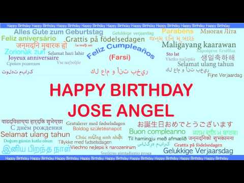 JoseAngel   Languages Idiomas - Happy Birthday