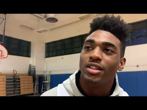 Poly basketball Rahim Ali, Brandon Murray and Justin Lewis