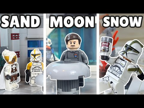 I Built 3 Clone Wars Bases in Lego in 3 Days!