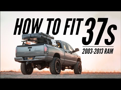 How to Fit 37s on Your 3rd or 4th gen Cummins Ram 2500/3500 the RIGHT Way!
