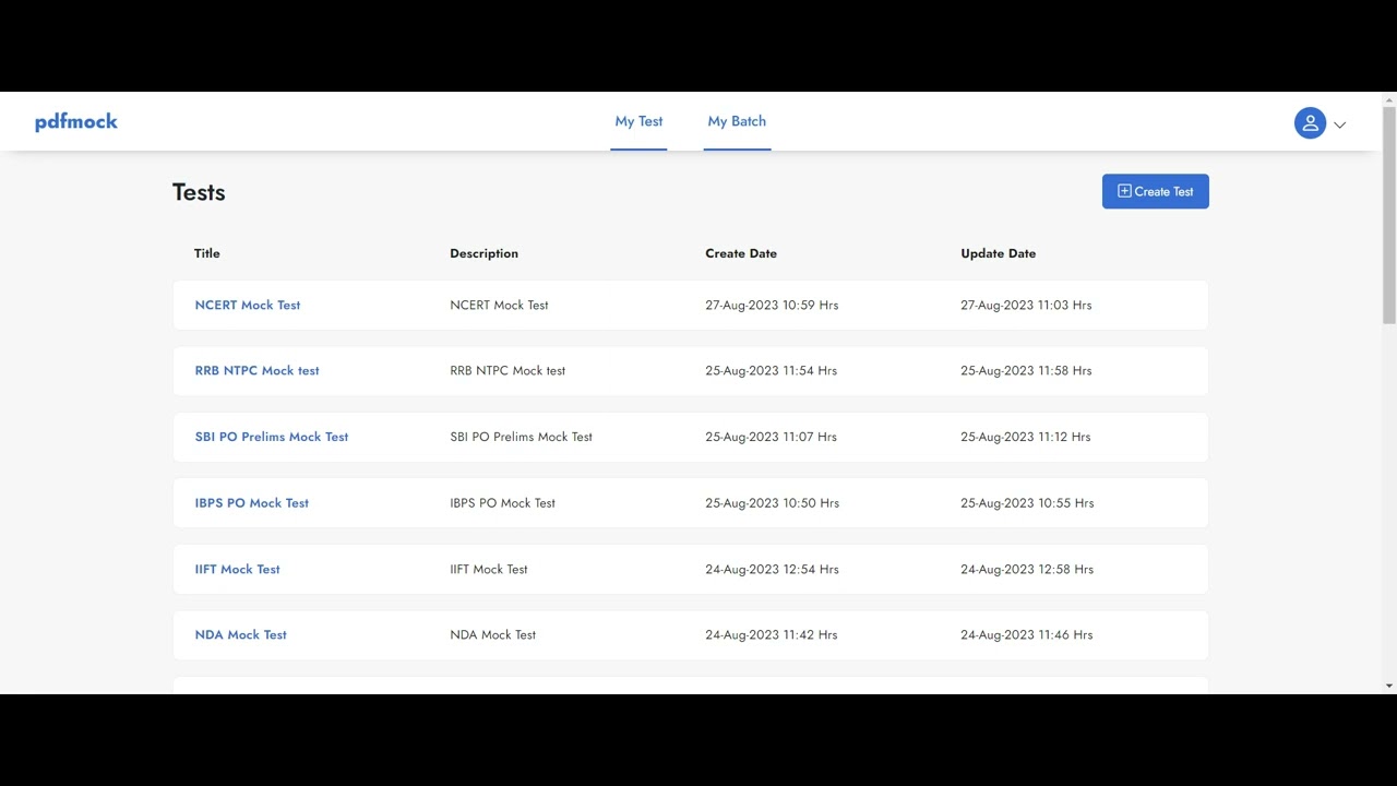 Teacher  Dashboard and navigation https://pdfmock.com/home