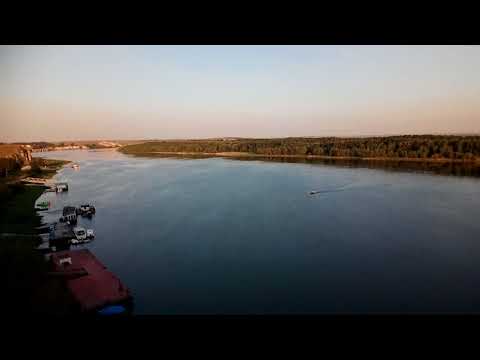 O priveliste deosebita peste Dunare Harsova Romania