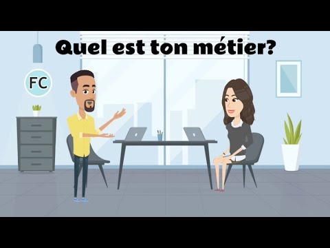 Quel est ton métier? - French question #learnfrench