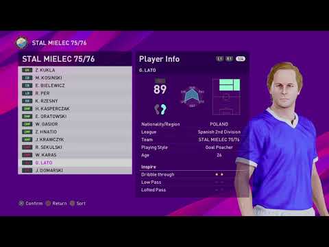 eFootball PES 2020: Stal Mielec 1975/1976 Classic - "European success"