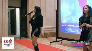Scopigno Cup. Sfilata di moda con Souhaila Mia. Prima esibizione di Alessandra e sua figlia Giulia