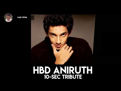 Happy Birthday Anirudh.