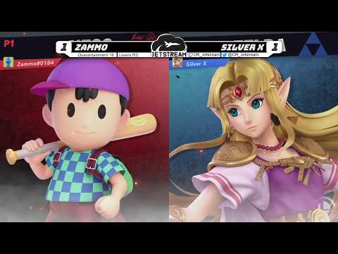 Quarantainment 16 Losers R3 - Zammo (Ness) Vs. Silver X (Zelda) Smash Ultimate - SSBU