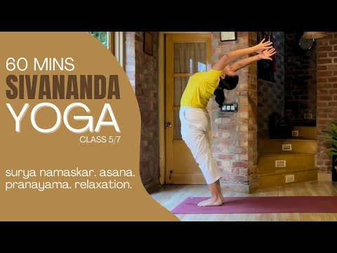 Sivananda Yoga 60 minutes - Class 5/7
