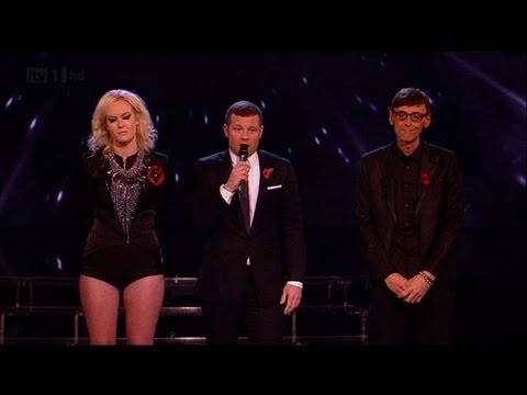 Double elimination -- the showdown - The X Factor 2011 Live Results Show 5 (Full Version)