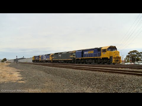 XR558 + G523 + BL30 + X50 Light Engines (21/12/2020) - PoathTV Australian Trains & Railways