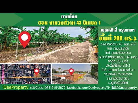 📢ขายถูก📢 ที่ดินถมแล้ว ซ.งามวงศ์วาน 43 ชินเขต1 ขนาด 100-200 ตร.วา ใกล้เดอะมอลล์งามวงศ์วาน – รูปที่ 2