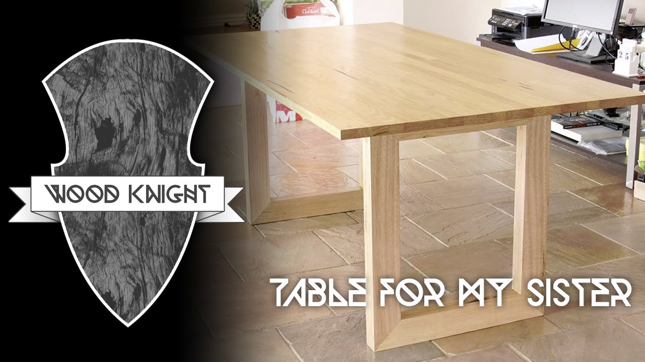 Watch video 045 - Tassie oak dining table for my sister Now 045 - Tassie oak dining table for my sister